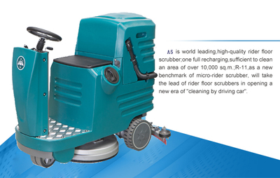 A5Micro Auto Ride On Floor Scrubber