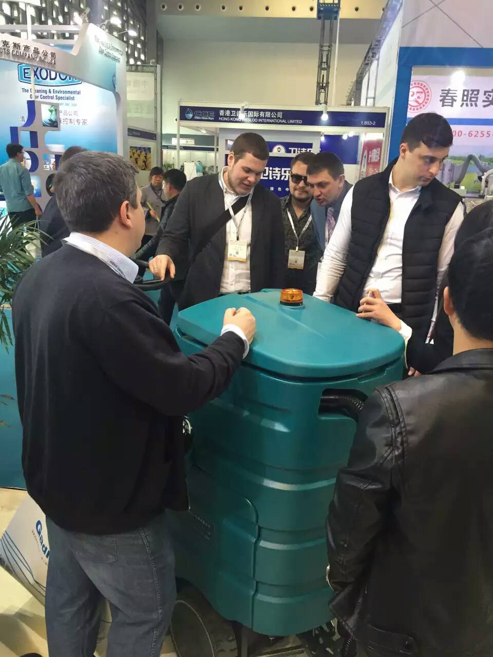 上海國際清洗技術與設備博覽會上的江西潔馳